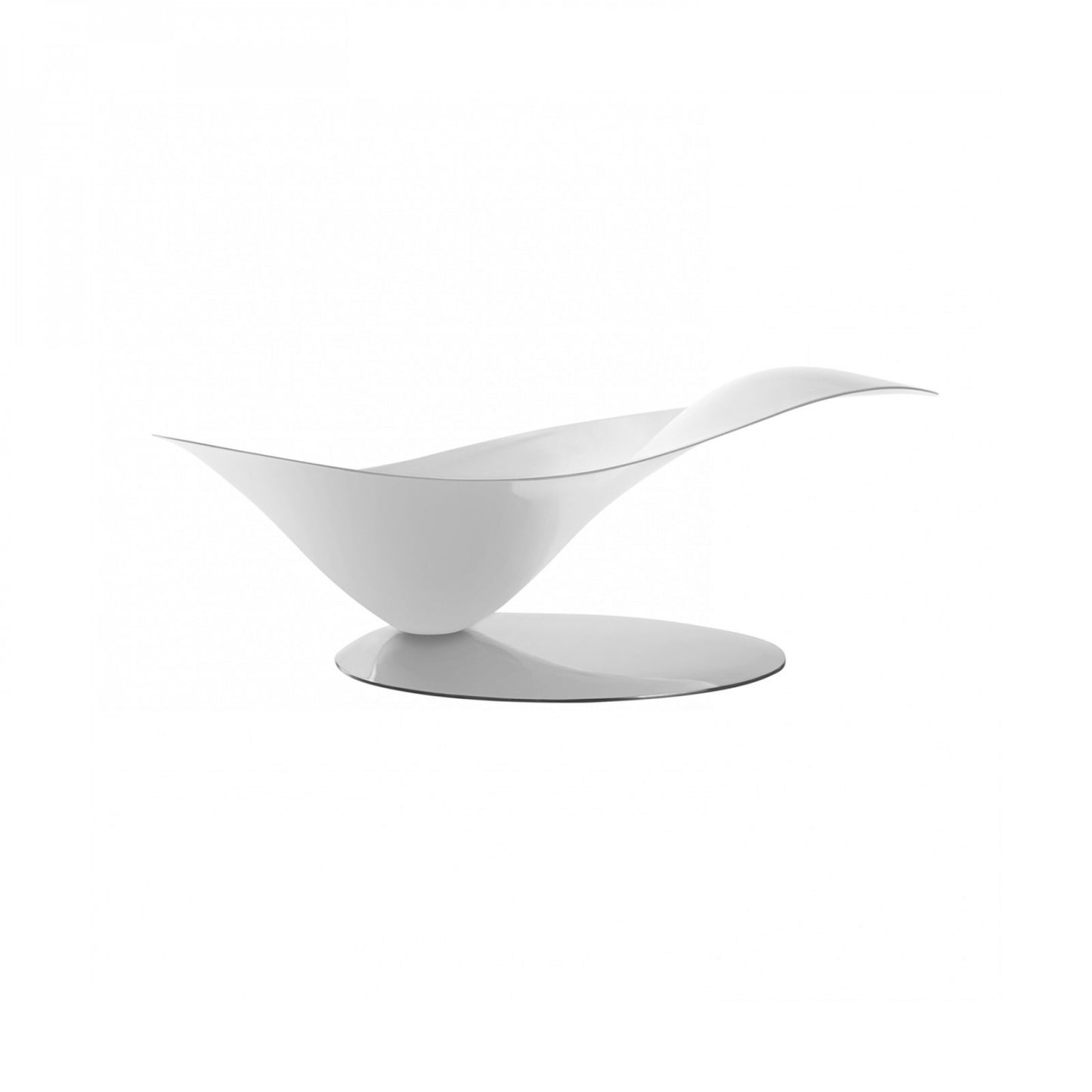 Centro Tavola Porta Frutta Petalo Bianco Bugatti 30x40cm