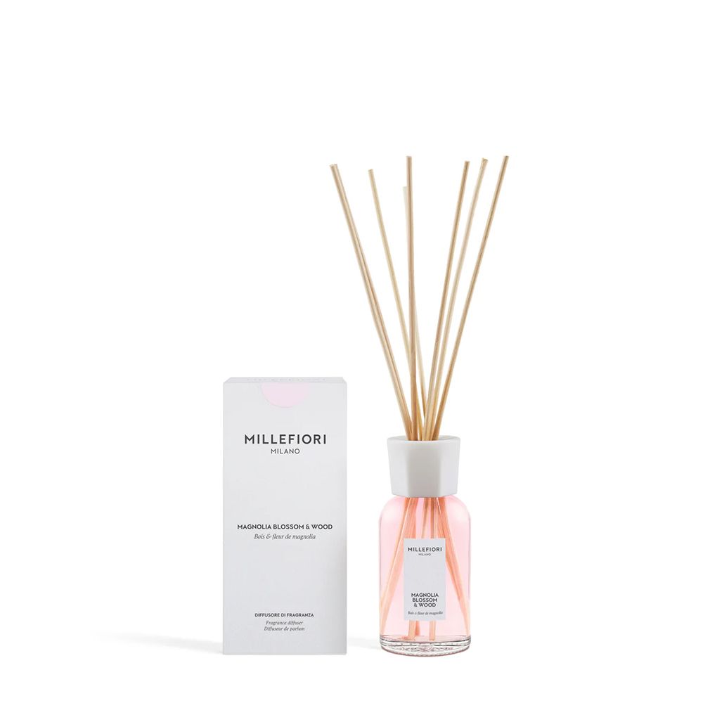 Diffusore Millefiori Milano Magnolia Blossom & Wood a Bastoncini 250ml