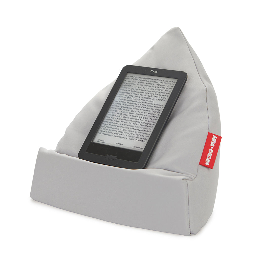 Supporto tablet Micro Puff grigio poliestere/cotone Balvi