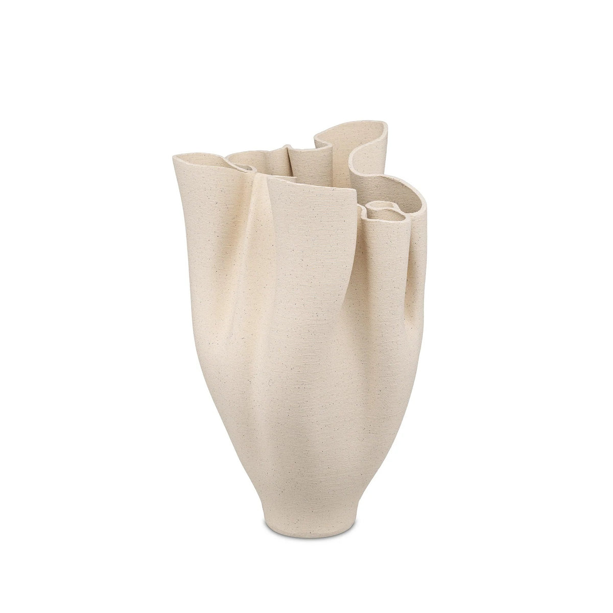 Vaso porcellana Deserto L Rituali Domestici 25.5X22X40H CM