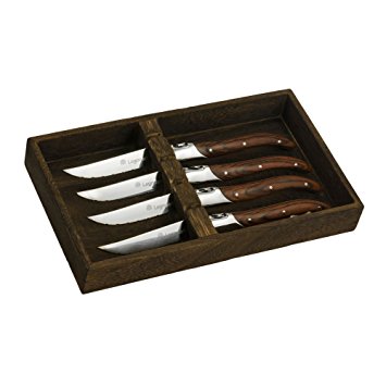 Set 4 Coltelli Bistecca Fassona Legnoart