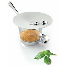 Formaggiera con Cucchiaio Linea Acqua Bugatti