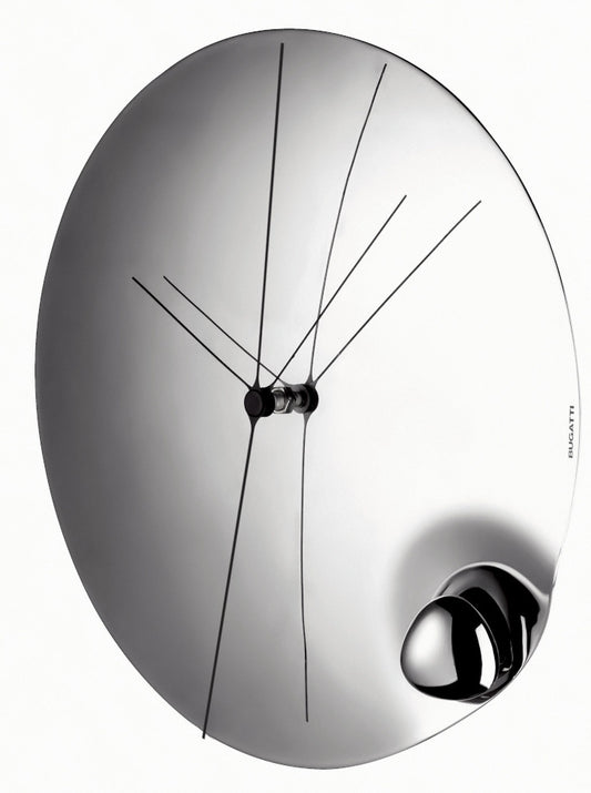 Orologio da Parete Acqua Acciaio 31cm Bugatti Design