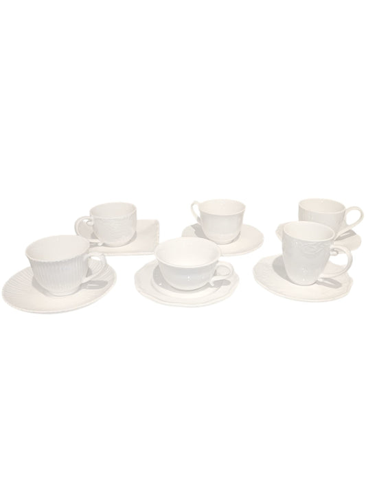 Set 6 Tazze Caffè con Piattino Maxwell & Williams Amore Porcellana