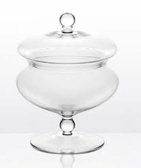 Biscottiera in Cristallo Bon-Bon Fade – Portabiscotti Elegante 26 cm