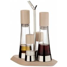 Set Oliera 4 Pezzi Trattoria Frassino Sbiancato Bugatti