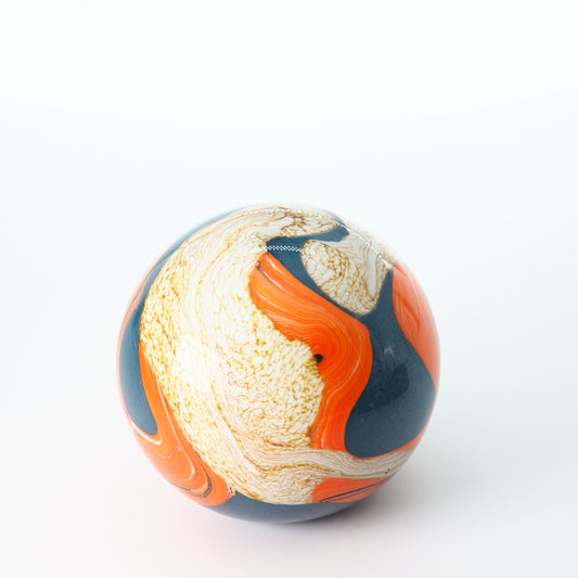 Sfera Fermacarte Decorativa in Cristallo L'Oca Nera Ø10cm