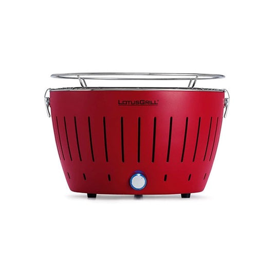 Barbecue Portatile Lotus Grill Rosso Carbonella Senza Fumo Outdoor
