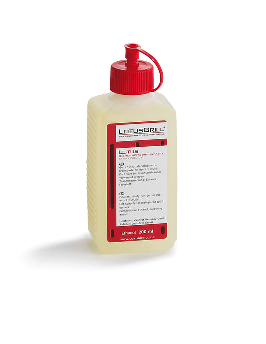 Gel Combustibile Lotus Grill 200ml Accendi Fuoco Rapido Senza Odori
