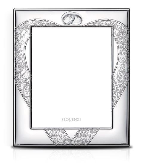 Portafoto Fedi Argento e Legno 18x24cm – Linea Toujours Sequenze