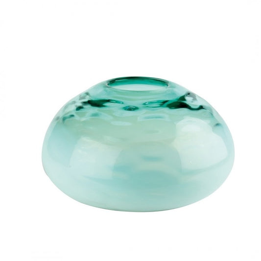 Vaso Vetro L'Oca Nera Ø39,5cm Design Italiano Decorativo