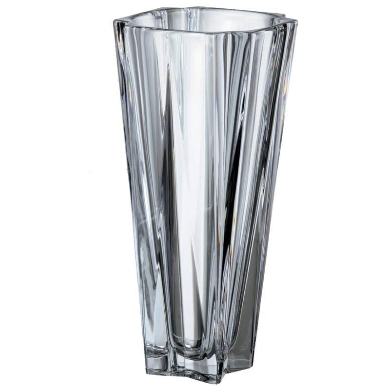 Vaso Cristallo Bohemia Metropolitan Crystalite Trasparente H 30,5 cm