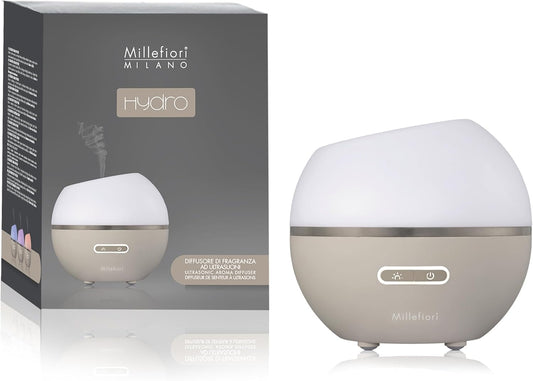 Diffusore Ultrasuoni Hydro Mezza Sfera Grigio Millefiori Milano - Design Moderno