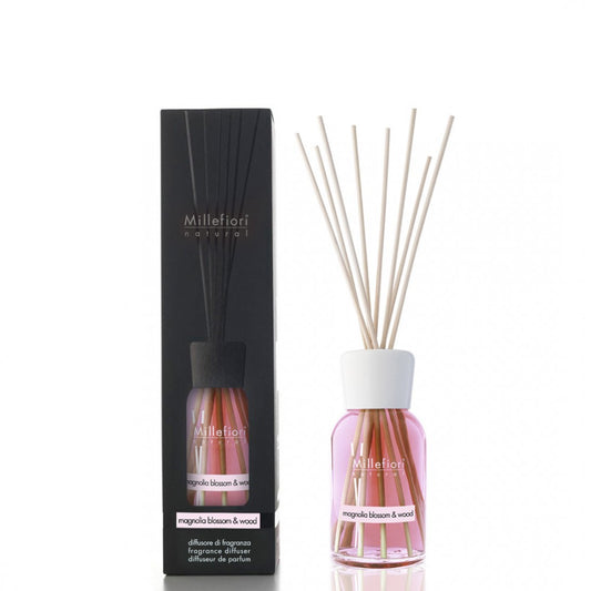 Diffusore Millefiori Milano Magnolia Blossom & Wood a Bastoncini 250ml