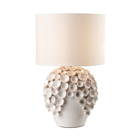 Lampada da Tavolo Porcellana 57 cm Design Elegante L'Oca Nera