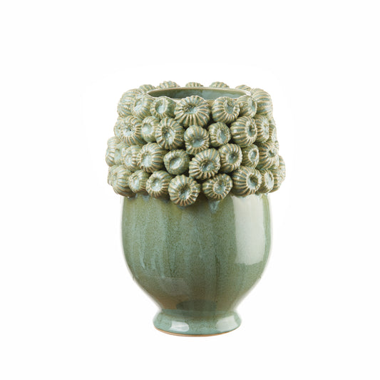 Vaso Alto in Porcellana Bianca L'Oca Nera Ø21,5 cm H28 cm