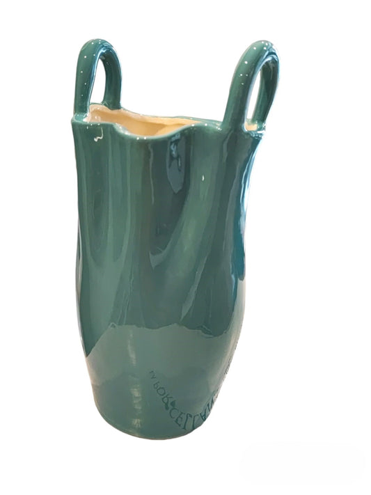 Vaso Lasportina Azzurro RitualiDomestici - Porcellana Design 23cm