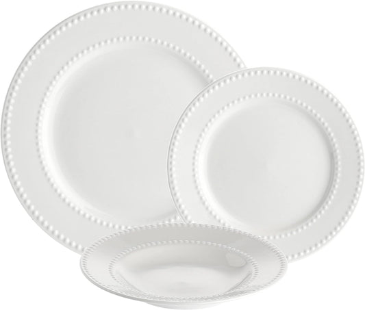 Servizio Piatti Collina 18 Pezzi Porcellana Bone China 6 Persone Design