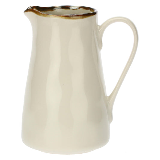 Brocca Concerto Avorio 600ml - Rose & Tulipani Stoneware