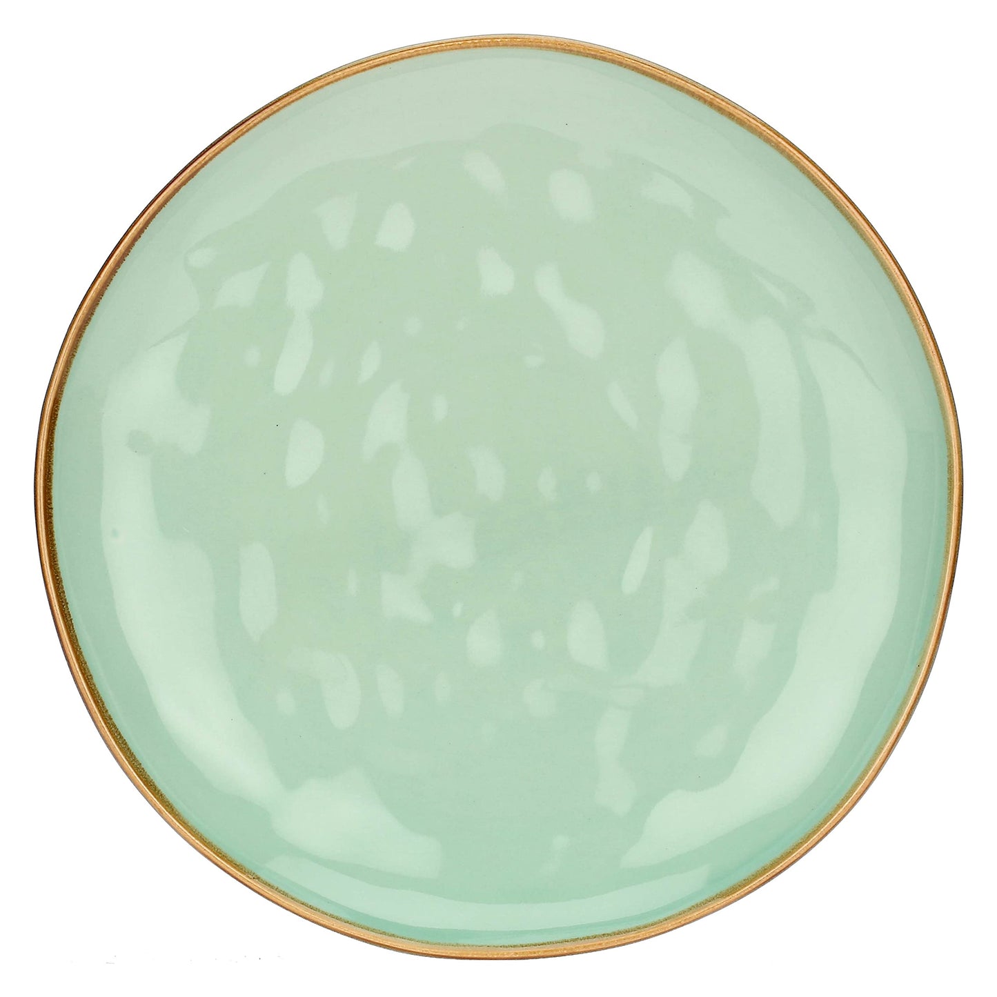 Piatto Piano Concerto 27cm Verde Acqua - Rose & Tulipani Stoneware