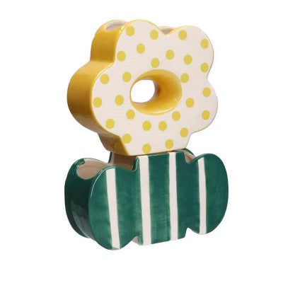 Set 2 Vasi Verde Margherita RitualiDomestici - Porcellana Design