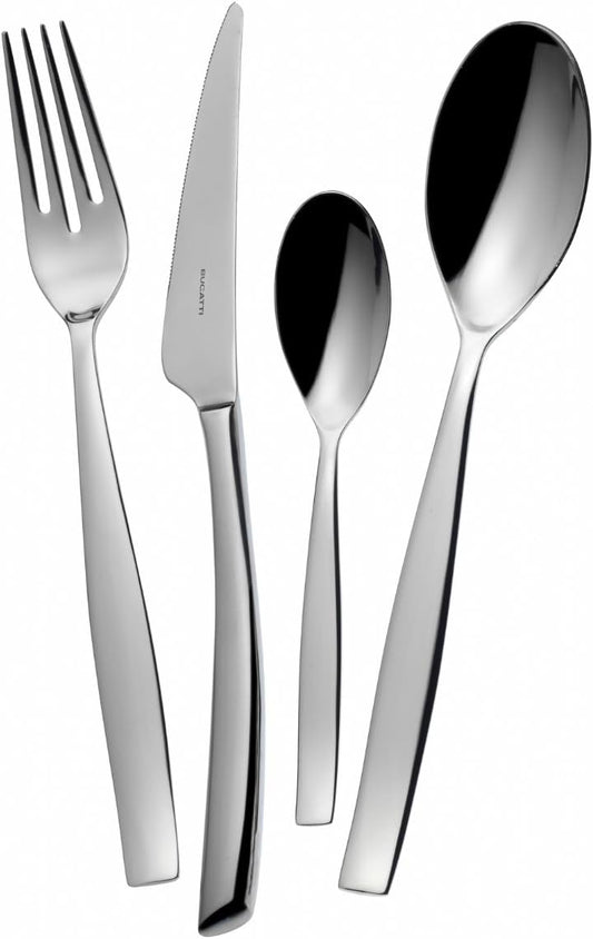 Set 24 Posate Toscana Acciaio Inox 6 Persone Bugatti