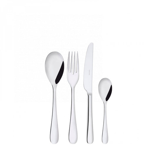 Set 24 Posate Siena Acciaio Inox 6 Persone Bugatti