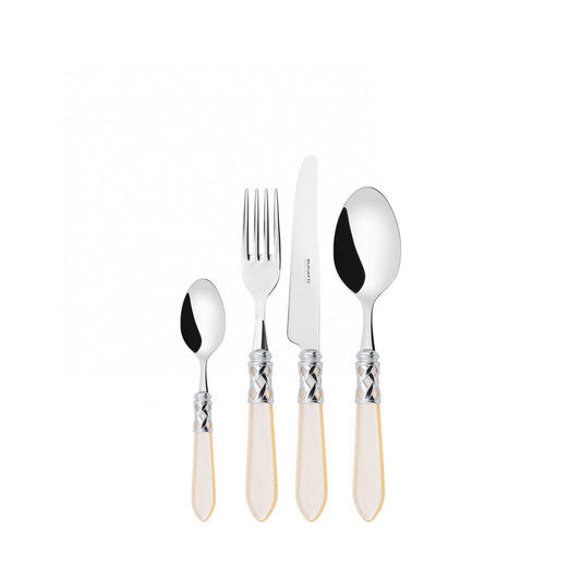 Set Posate Aladdin Avorio 24 Pezzi 6 Persone Bugatti
