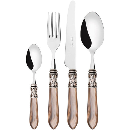 Set Posate Aladdin Onice 24 Pezzi 6 Persone Bugatti