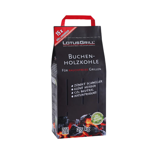 Carbonella di Faggio Lotus Grill 2,5 kg – LG BK 25