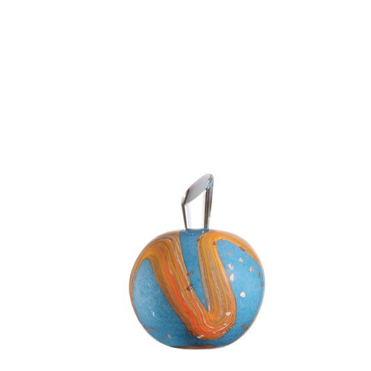 Soprammobile Sfera Venere in Cristallo Colorato L'Oca Nera Ø17 cm