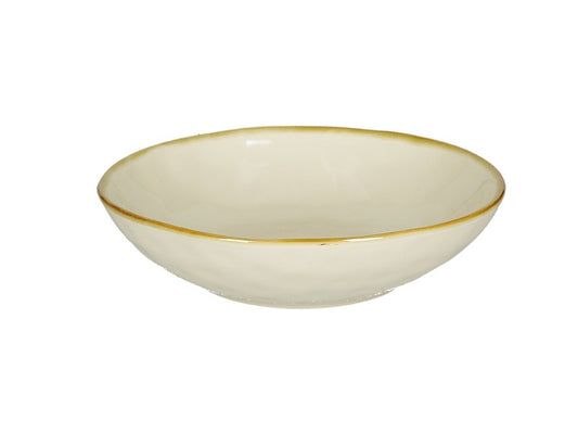 Piatto Fondo Concerto 21cm Avorio - Rose & Tulipani Stoneware