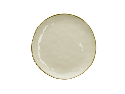 Piatto Piano Concerto 27cm Avorio - Rose & Tulipani Stoneware
