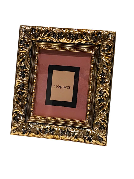 Portafoto Argento e Oro 13x18cm – Linea Wood Sequenze