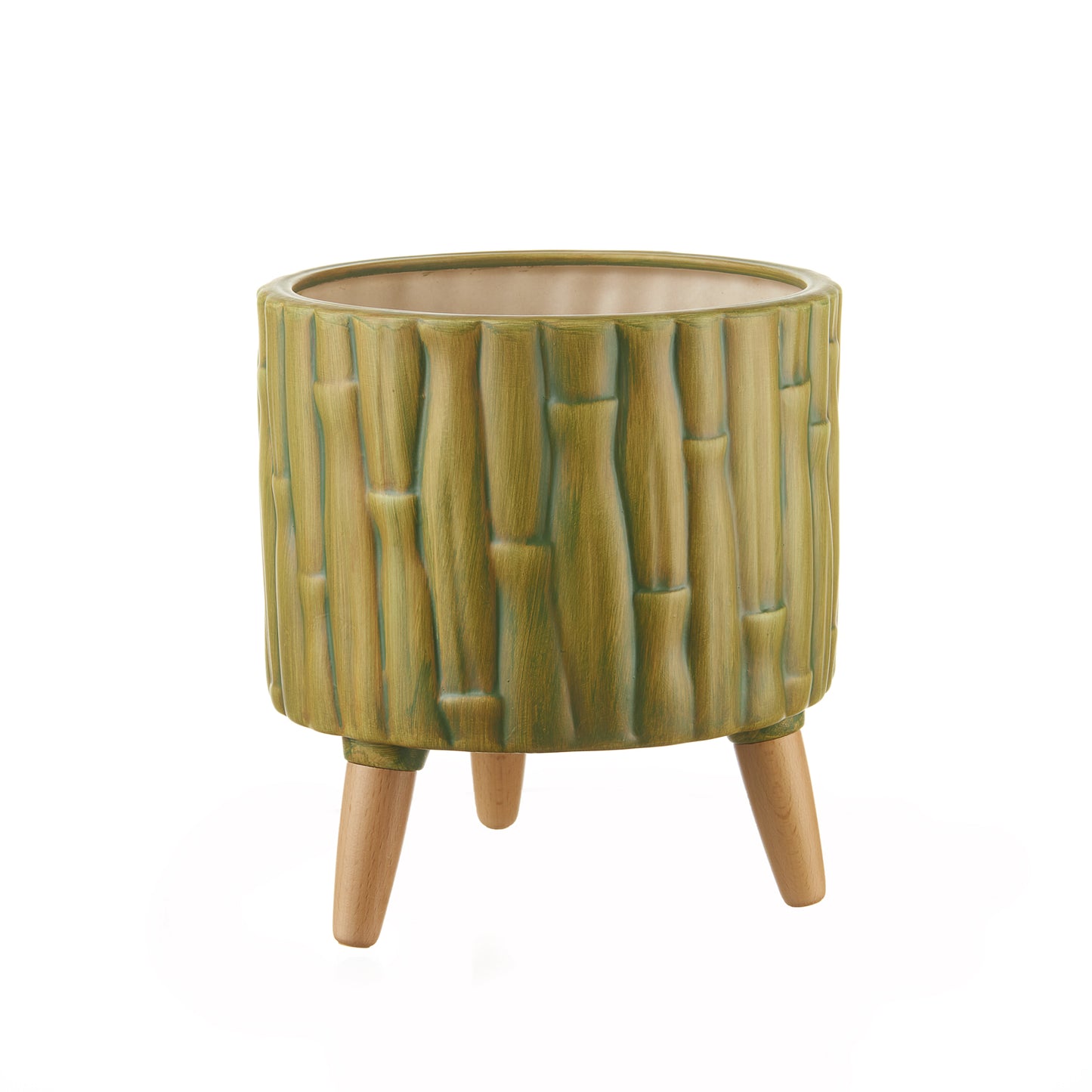 Cache Pot L'oca Nera Ethno Chic Basso Ceramica Decorata