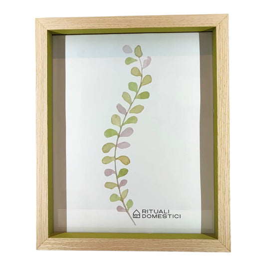 Portafoto Senzafiltri Double Verde RitualiDomestici - Legno Design