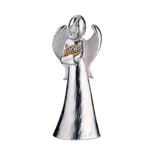 Angelo dell'Armonia Argento 11cm – Statuina Decorativa Sequenze