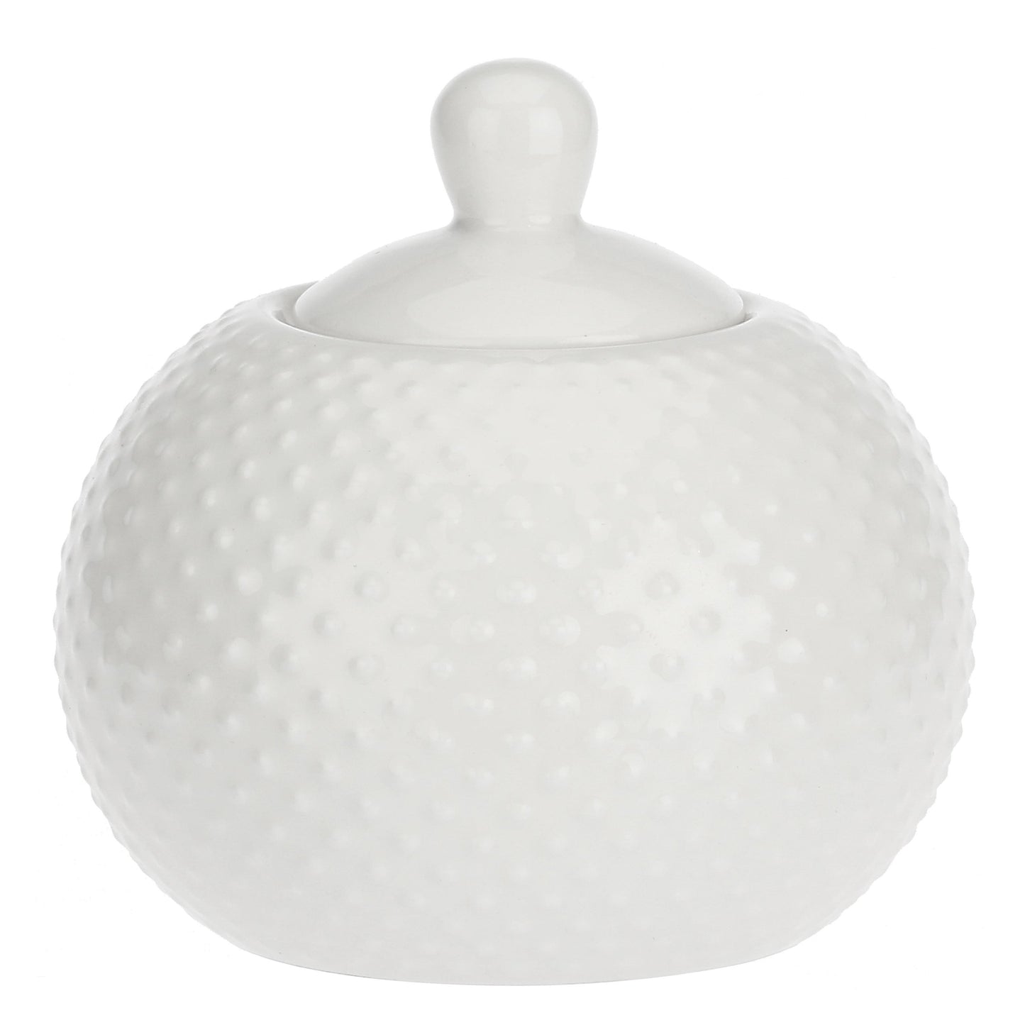 Zuccheriera Richiamo Porcellana Bone China Bianca Design 310ml