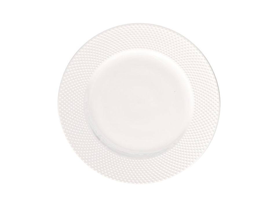 Piatto Portata Richiamo Porcellana Bone China Bianca Ø30,5cm Design
