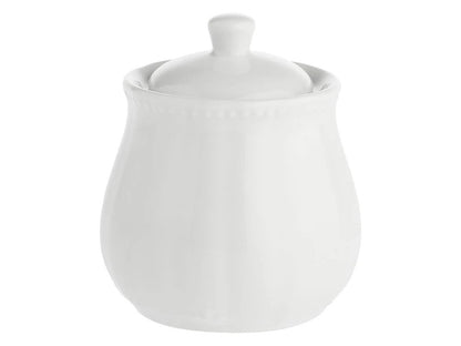 Zuccheriera Ducale Porcellana Bianca Design Classico 220ml