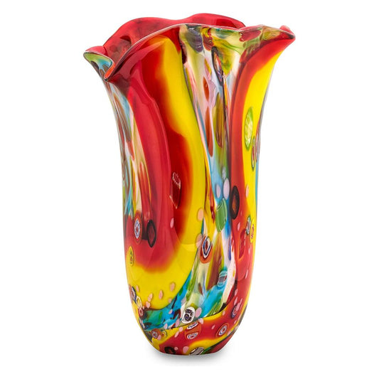 Vaso Cristallo Gea Fade Fantasia Sfumata 24,5x38,5 cm