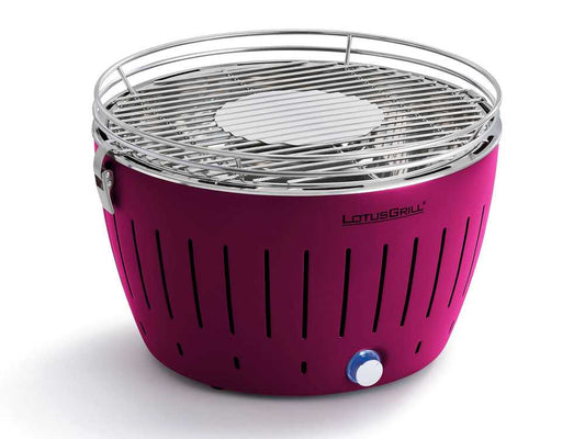 Barbecue Portatile Lotus Grill Viola – Senza Fumo, Acciaio Inox