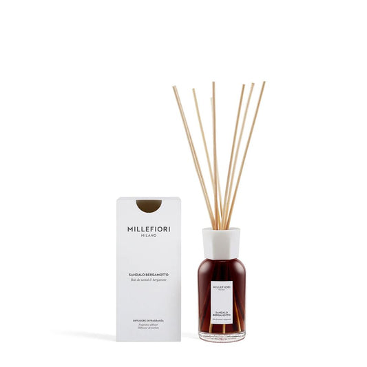 Diffusore  Bastoncini Millefiori Milano Sandalo Bergamotto 100 ml