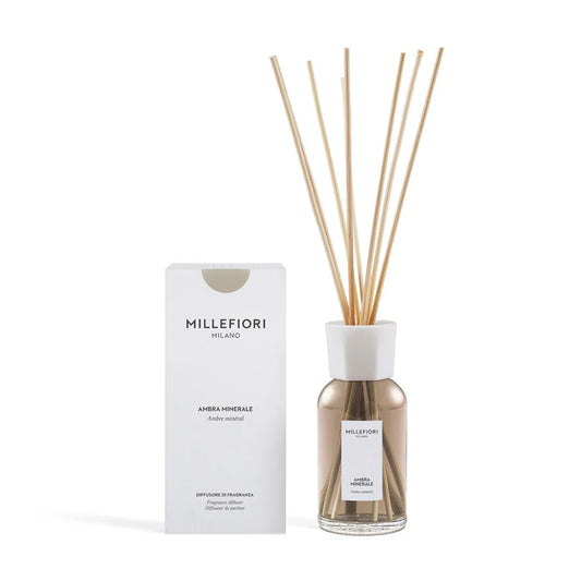 Diffusore  Bastoncini Millefiori Milano Ambra Minerale 100 ml