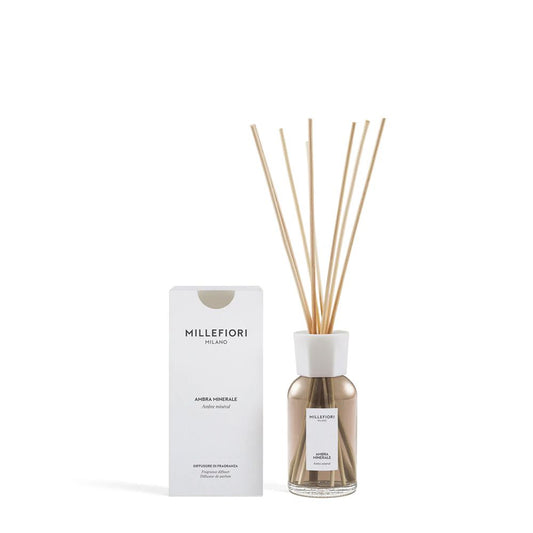 Diffusore  Bastoncini Millefiori Milano Ambra Minerale 250 ml