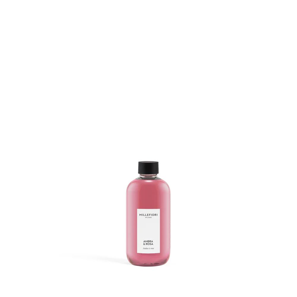 Ricarica diffusore profumazione  Millefiorii Milano Ambra e Rosa 250 ml