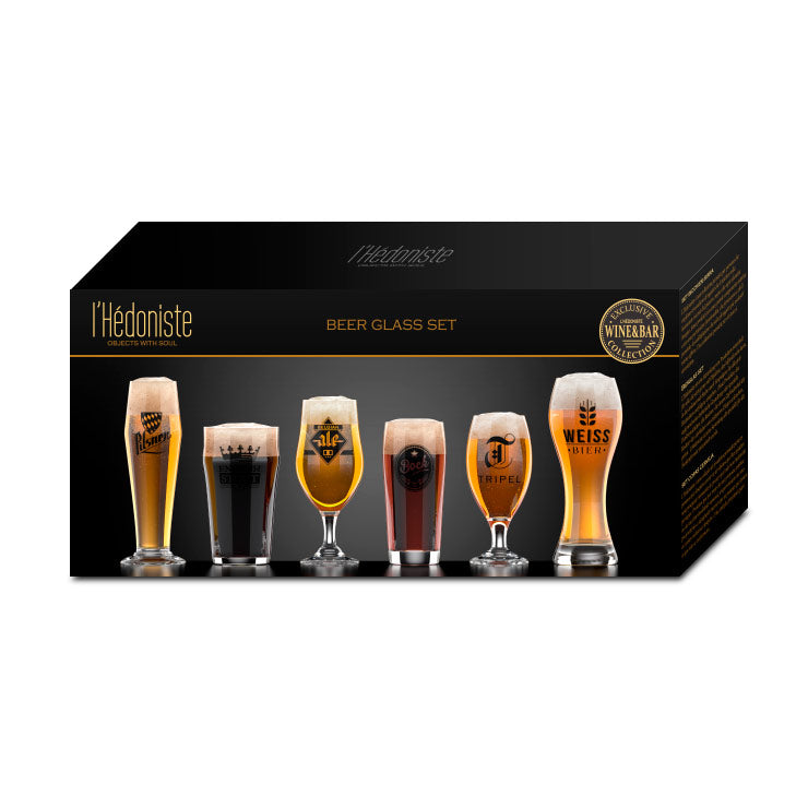 Bicchieri birra l'Hedoniste 6pz Balvi