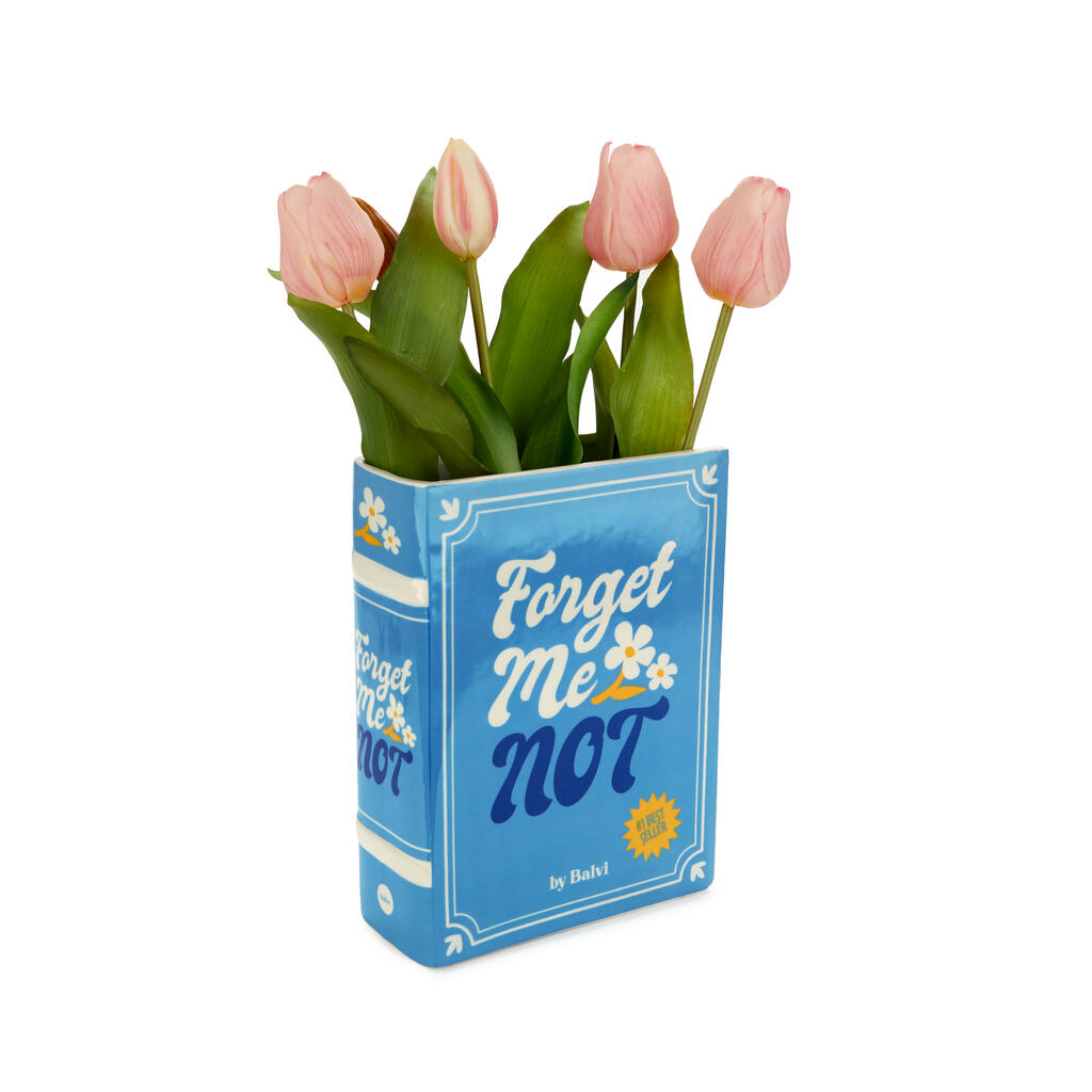 Vaso Book blu Due in Uno Balvi